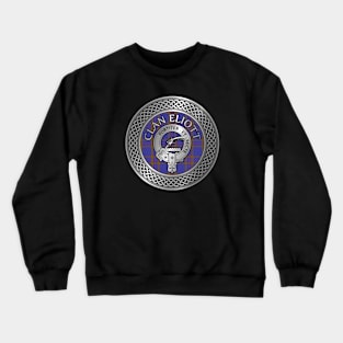 Clan Eliott Crest & Tartan Knot Crewneck Sweatshirt